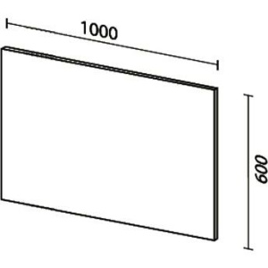 Зеркало Sanvit Кубэ 100