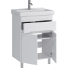 Тумба с раковиной SanStar Модена 50 Модена 50 напольная, белая, раковина Sanita luxe Fest 50