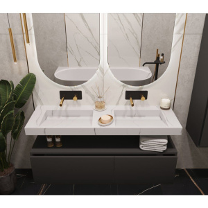 Раковина Armadi Art Flat Calacatta 140