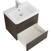 Тумба с раковиной BelBagno Albano-Cer 50 подвесная, robere nature grigio