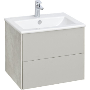 Мебель для ванной AQUATON Сохо 60 cлэйт, галька серая