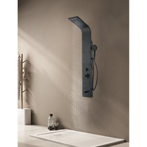 Купить Душевая панель Aquanet Galaxy Black AP40-05 в Москве с доставкой Душевая панель Aquanet Galaxy Black AP40-05