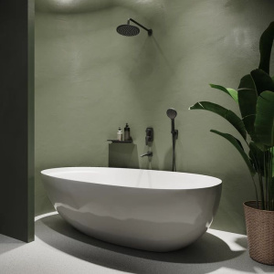 Смеситель для душа IDDIS Ray RAYBL00i68 С ВНУТРЕННЕЙ ЧАСТЬЮ, черный