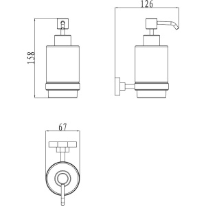Дозатор Ravak Chrome CR 231