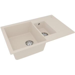 Купить Мойка кухонная Lemark Ramza 760 9910042 шампань в Москве с доставкой Мойка кухонная Lemark Ramza 760 9910042 шампань