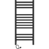 Полотенцесушитель электрический Laris Астор ЧКЧ П12 350/900 черный, L