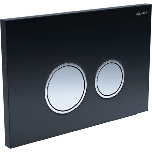 Кнопка смыва Акватек KDI-0000029 черная