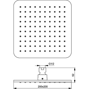 Купить Верхний душ Ideal Standard IdealRain cube IdealRain Cube B0024AA в Москве с доставкой Верхний душ Ideal Standard IdealRain cube IdealRain Cube B0024AA