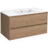 Мебель для ванной Vincea Gio 100 натуральный дуб