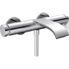 Смеситель для ванны с душем Hansgrohe Vivenis 75420000 + Душевой гарнитур Hansgrohe Pulsify Relaxation 105 3jet 24170000 хром