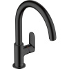Смеситель для кухни Hansgrohe Vernis Blend M35 71870670 черный
