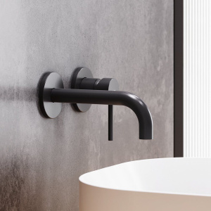 Смеситель для раковины Damixa Scandinavian Pure 360260300 С ВНУТРЕННЕЙ ЧАСТЬЮ черный