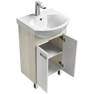 Тумба с раковиной Aquaton Бекка 50 1A2108K1BAC20 дуб сомерсет