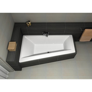 Акриловая ванна Excellent Sfera L 170x100 см, угловая, с каркасом, асимметричная