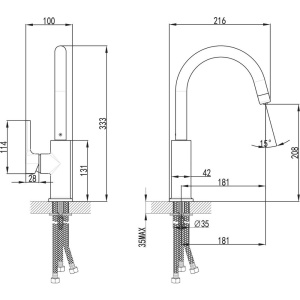 Смеситель для кухни Lemark Comfort LM3073PGS серый шелк