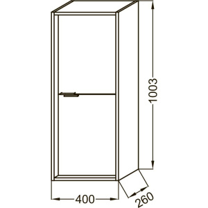 Купить Шкаф-пенал Jacob Delafon Vivienne EB1665-J5-J5 белый в Москве с доставкой Шкаф-пенал Jacob Delafon Vivienne EB1665-J5-J5 белый