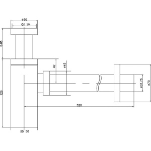 Сифон для раковины Timo 959/00L