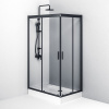 Душевой уголок AM.PM Gem W90G-404-120280-BT 120x80, профиль черный
