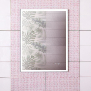 Купить Зеркало Бриклаер Лофт 60 сенсор на зеркале, с подсветкой в Москве с доставкой Зеркало Бриклаер Лофт 60 сенсор на зеркале, с подсветкой