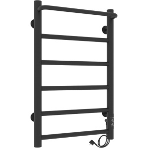 Полотенцесушитель электрический Laris Прайм ЧКЧ П6 400/600 черный, R