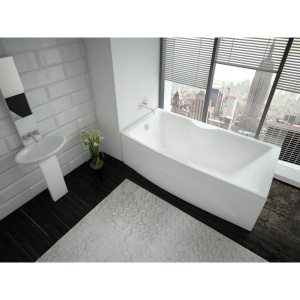 Купить Акриловая ванна Акватек Феникс FEN190-0000078 190x90 см, с каркасом, с экраном, со сливом-переливом в Москве с доставкой Акриловая ванна Акватек Феникс FEN190-0000078 190x90 см, с каркасом, с экраном, со сливом-переливом