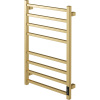 Полотенцесушитель электрический EWRIKA Пенелопа L2 80х50, золото матовый