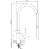Смеситель для кухни Haiba HB802 HB70802