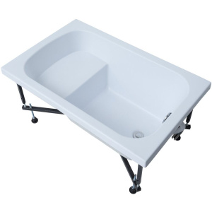 Акриловая ванна Aquanet Seed 246173 110x70 см, с каркасом, для инвалидов
