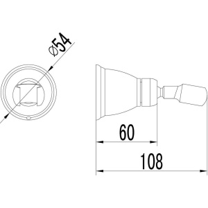 Настенный держатель Lemark LM8008G поворотный