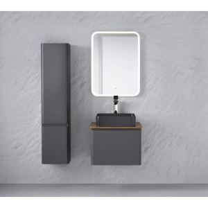 Купить Шкаф-пенал Raval Morelle антрацит в Москве с доставкой Шкаф-пенал Raval Morelle антрацит