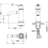 Смеситель для раковины Timo Arisa 5361/02F antique