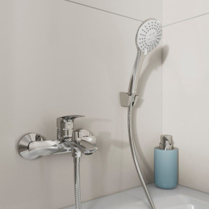 Купить Смеситель для ванны с душем Milardo Rora RORSB00M02 хром в Москве с доставкой Смеситель для ванны с душем Milardo Rora RORSB00M02 хром