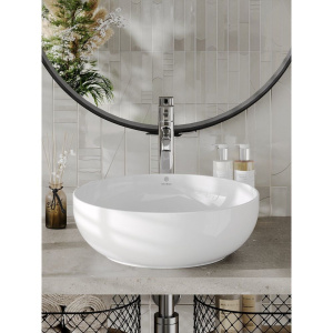 Раковина Orange B07-420W белый глянец