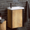 Тумба с раковиной Aqwella Urban 45 подвесная, дуб балтийский