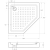 Поддон для душа Cezares Tray TRAY-A-P-90-15-W0 90x90