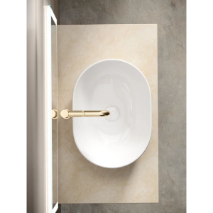 Купить Тумба с раковиной Sancos Snob R 80 см, doha soft, столешница бежевая, раковина CN6019 в Москве с доставкой Тумба с раковиной Sancos Snob R 80 см, doha soft, столешница бежевая, раковина CN6019