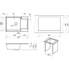 Мойка кухонная Granula Estetica 7807, шварц