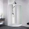 Душевой уголок Parly ZEP911FR 90x90, с поддоном, профиль белый, стекло матовое