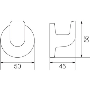 Крючок Veragio Oscar OSC-5231.BR бронза