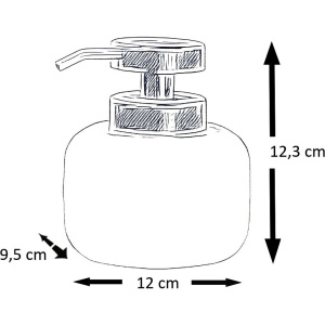 Купить Дозатор Ridder Dahlia черный в Москве с доставкой Дозатор Ridder Dahlia черный