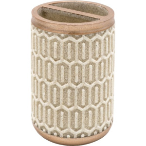 Набор Ridder Laila Стакан Ridder Laila 2159209 бежевый + Мыльница Ridder Laila 2159309 бежевая