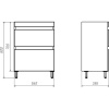 Мебель для ванной ASB-Mebel Коста 60 ясень белый