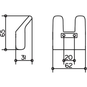 Купить Крючок Keuco Collection Moll 12713 хром, двойной в Москве с доставкой Крючок Keuco Collection Moll 12713 хром, двойной