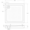 Поддон для душа BelBagno TRAY-BB-A-100-15-W