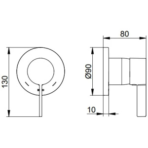 Смеситель для душа Keuco IXMO 59551019501