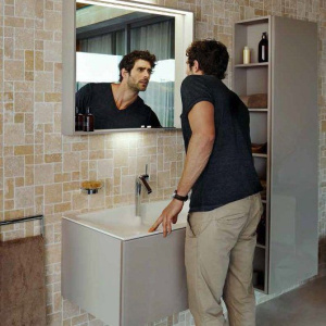 Купить Шкаф-пенал Keuco Plan 32931 инокс R в Москве с доставкой Шкаф-пенал Keuco Plan 32931 инокс R