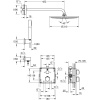 Душевой комплект Grohe Grohtherm 34730000 С ВНУТРЕННЕЙ ЧАСТЬЮ, с термостатом