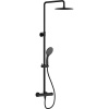 Душевая стойка Cersanit Brasko Black 63112 с термостатом, черная