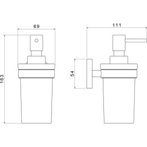 Дозатор Акватек Европа AQ4105CR хром