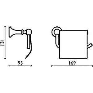 Держатель туалетной бумаги Bagno & Associati Regency RE23692